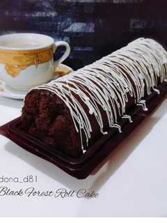 Foto resep Black Forest Roll Cake 6 telur