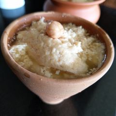 A picture of Peanut milk sweet curd.