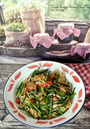 Foto resep Tumis Bunga Kucai Tahu Tauge