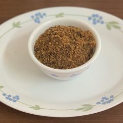 A picture of Flax seeds / javas chutney.