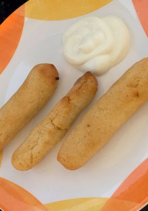 Una foto de Palitos de queso en harina pan