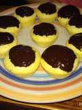 Muffins de mandarina con chocolate