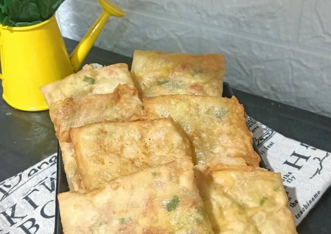 Wajib coba! Bagaimana cara memasak Martabak telor kulit lumpia dijamin lezat