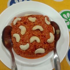 Gajar halwa A picture of Gajar halwa.