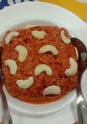 A picture of Gajar halwa.