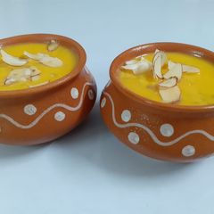 Mango sago kheer A picture of Mango sago kheer.