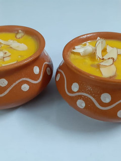 A picture of Mango sago kheer.