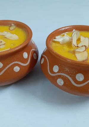 A picture of Mango sago kheer.