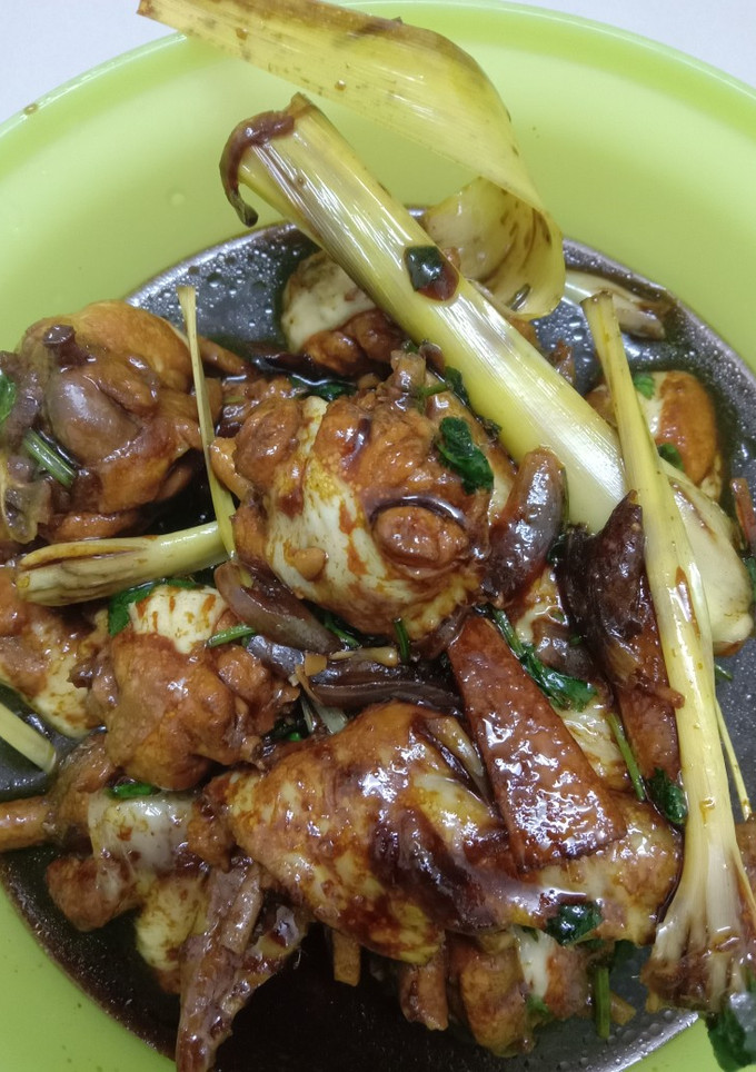 Gambar Ayam masak kicap simple