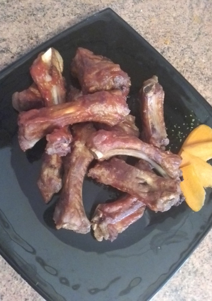 Una foto de Costillas de cerdo con salsa picante
