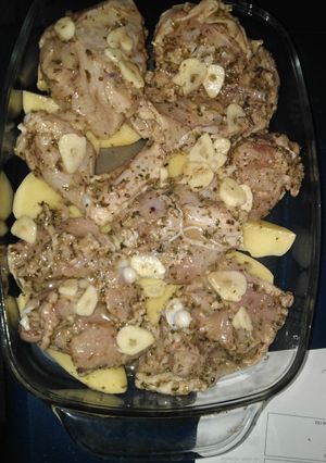 Una foto de Asado de pollo al horno