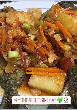 Foto resep Bawal Wortel asam manis