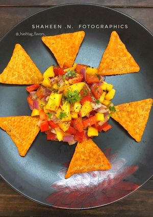 A picture of Mango Salsa Salad.