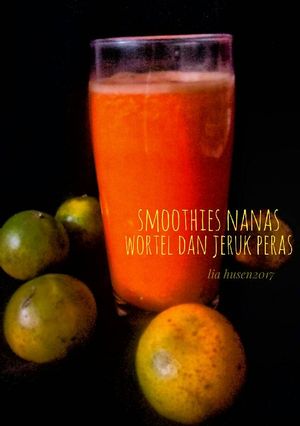 Foto resep Smoothies Nanas, Wortel dan Jeruk Peras