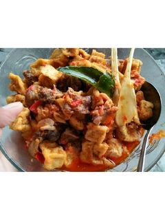 Foto resep Sambal Goreng Ati Ampela + Tahu