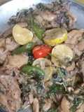 তেলছাড়া পেপার লেমন চিকেন (Tel chara lemon pepper chicken recipe in Bengali)