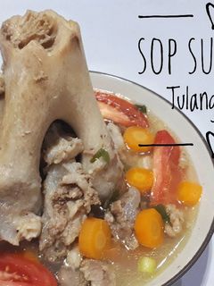 Foto resep Sup Sumsum Tulang Sapi