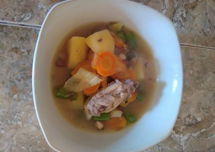 Sup Ayam Campur Segar