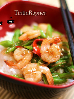 Foto resep Tumis Buncis Udang Saos Tiram Kilat