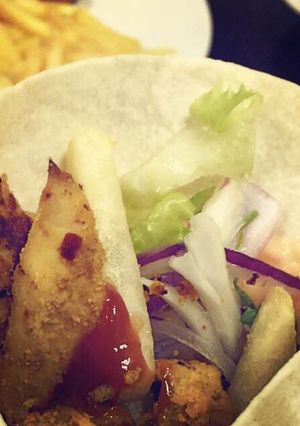 صورة لوصفة طريقة عمل شاورما الدجاج بالفرن