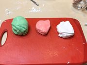 A picture of marshmallow fondant