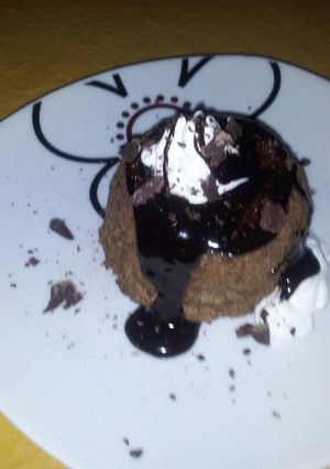 Una foto de Soufflé light de chocolate
