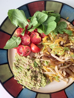 Una foto de Ensalada con noodles de verdura