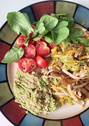 Una foto de Ensalada con noodles de verdura
