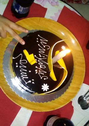 صورة لوصفة كيكة عيد ميلاد 🤤😋