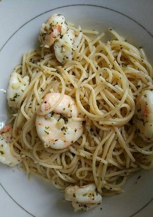 Foto resep Udang Aglio E Olio