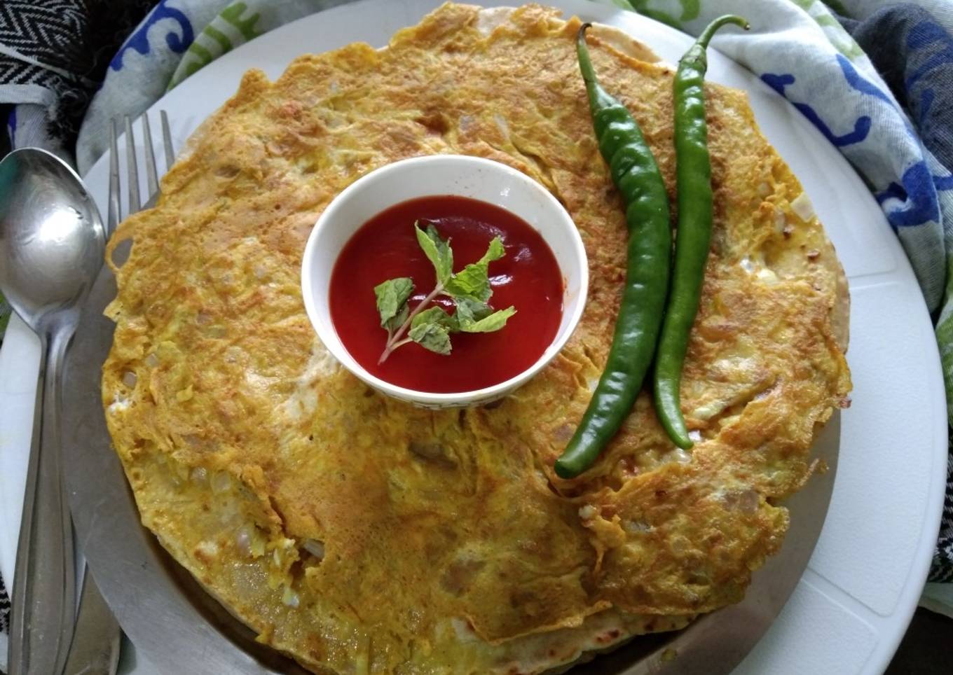 Egg paratha