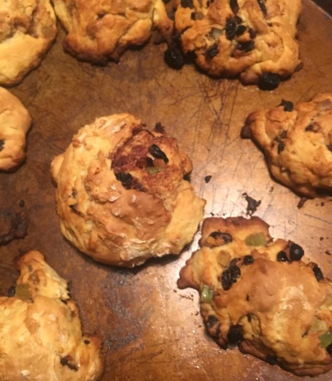 A picture of English tea muffins.