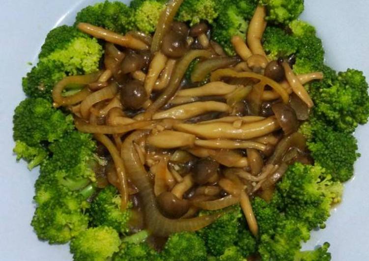 Langkah Mudah untuk Menyiapkan Brokoli Jamur Shimeji, Lezat Sekali