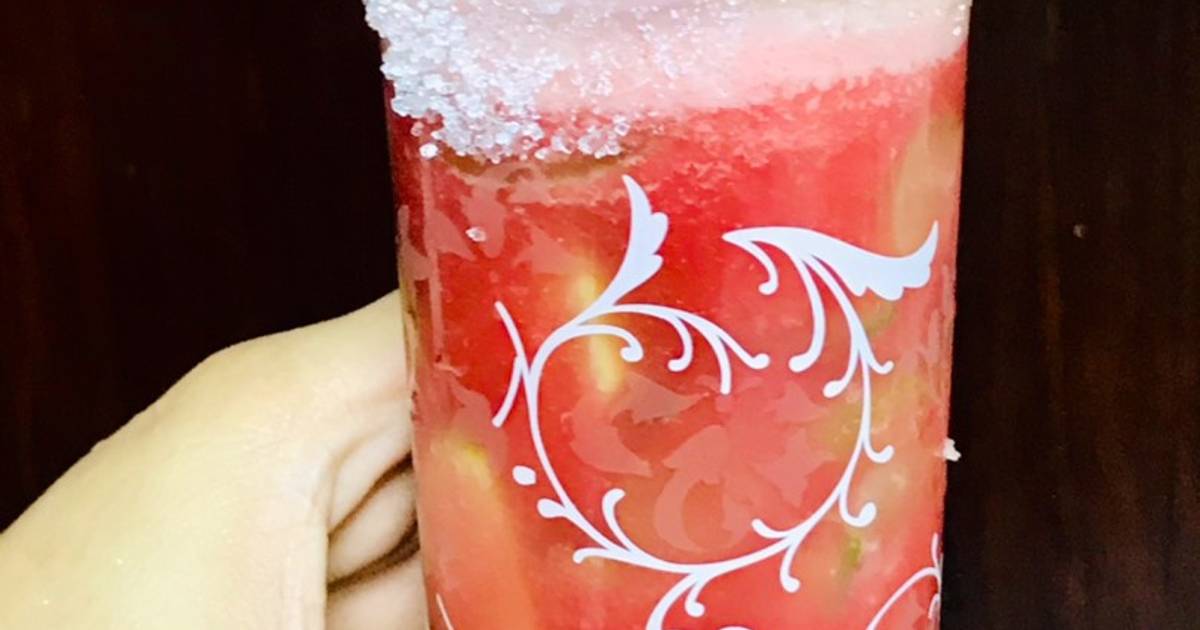 Mixed fruit cooler with chunks of cucumber Recipe by DROOLSOME MORSEL