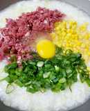 牛肉玉米粥(快手/剩飯料理)