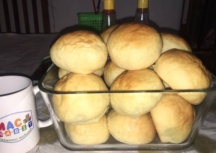 Bagaimana Menyiapkan Roti burger #bun 🍔, Lezat