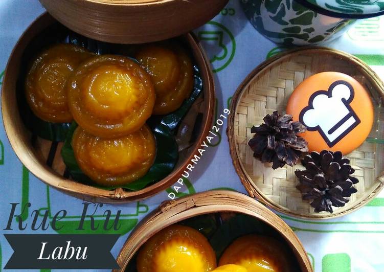 Resep Kue Ku labu kuning Anti Gagal