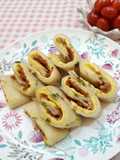 Pork Floss and Cheese Taiwanese Egg Pancake