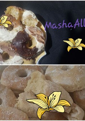 A picture of Toppings for desserts e.g. donuts (illustrations and notes).