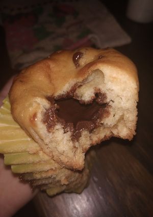 Una foto de Muffins rellenos de chocolate