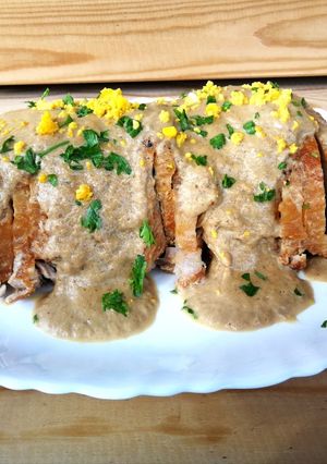 Foto principal de Lomo de cerdo en salsa de champiñones