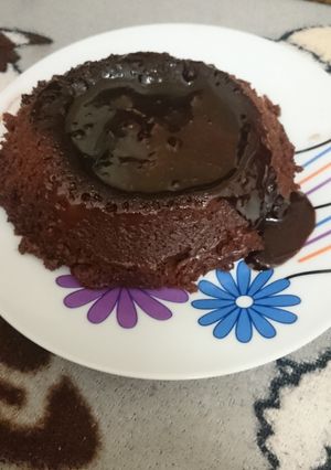 صورة لوصفة طريقة عمل كيك الشوكولاتة في الميكروويف