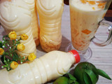 Milky orange jelly