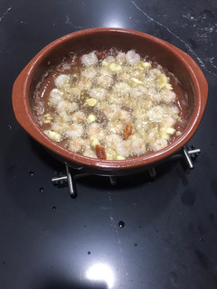 Una foto de Gambas al ajillo