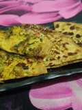 Leftover aloo methi paratha