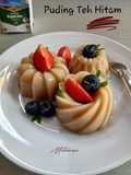 Puding teh hitam kayu aro