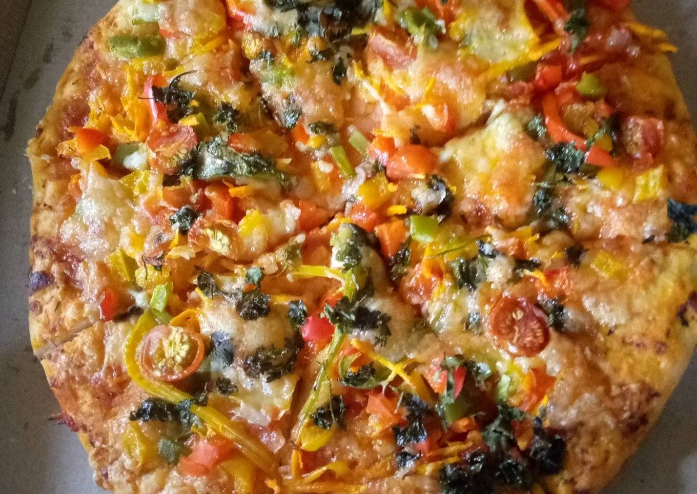 Vegetable pizza