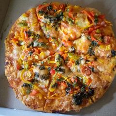 A picture of Vegetable pizza.