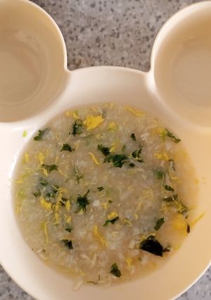 Foto resep Sup Nasi Ayam Telur MPASI