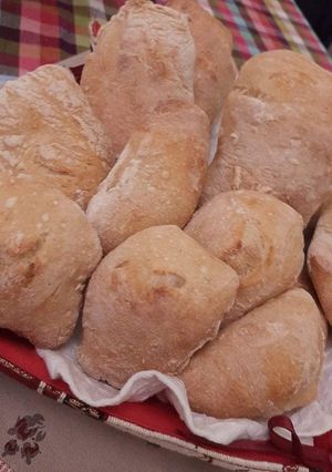 Φωτογραφία της συνταγής Ciabatta sandwich (τσιαπάτα) με προζύμι